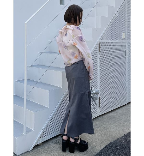 MURUA「カットアウトマーメイドスカート」|スカート|