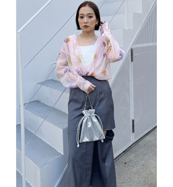 MURUA「カットアウトマーメイドスカート」|スカート|