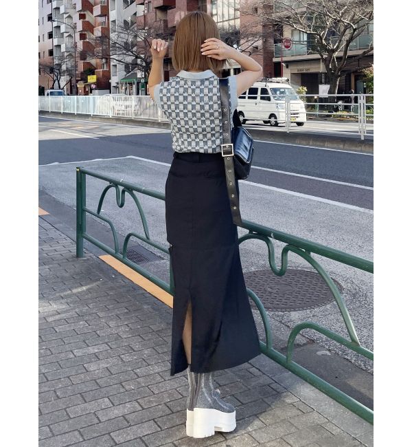 MURUA「カットアウトマーメイドスカート」|スカート|