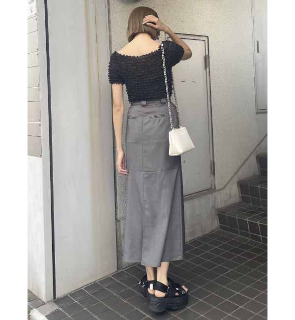 MURUA「カットアウトマーメイドスカート」|スカート|