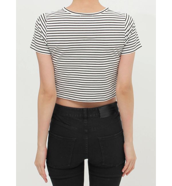 MURUA「ロゴクロップトTシャツ」|Tシャツ・カットソー|