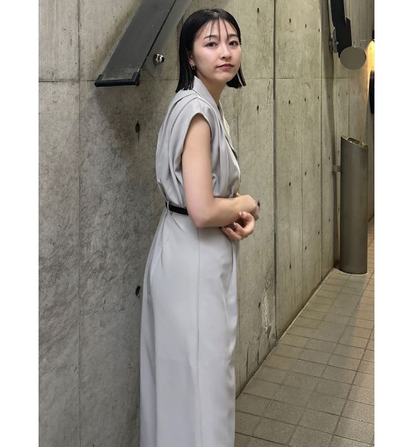 MURUA「ウエストベルトワイドロンパース」|オールインワン|