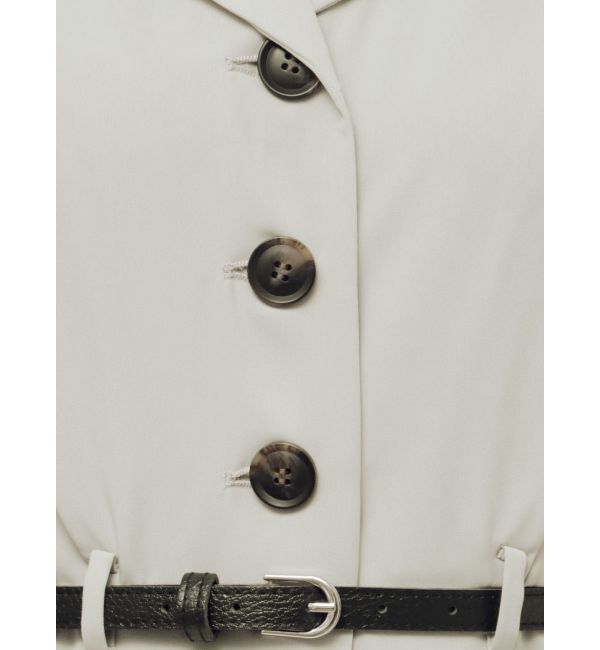 MURUA「ウエストベルトワイドロンパース」|オールインワン|