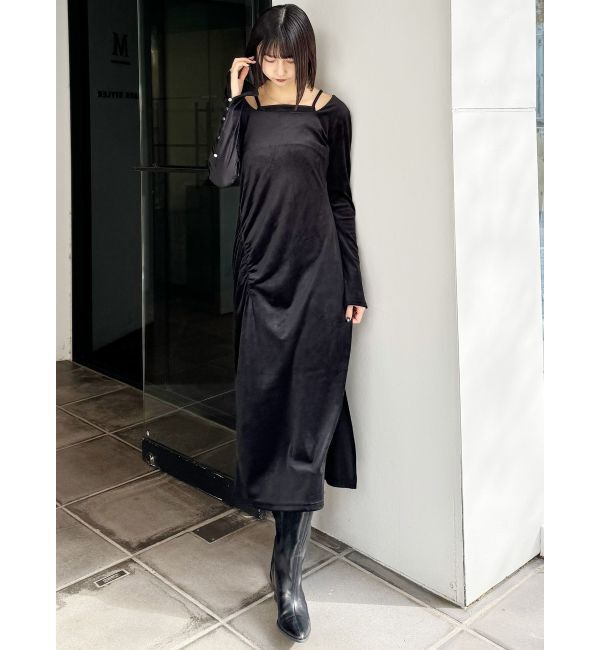 MURUA「ワイドシャフトポインテッドブーツ」|ロングブーツ|