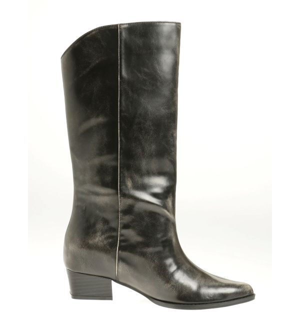 MURUA「ワイドシャフトポインテッドブーツ」|ロングブーツ|