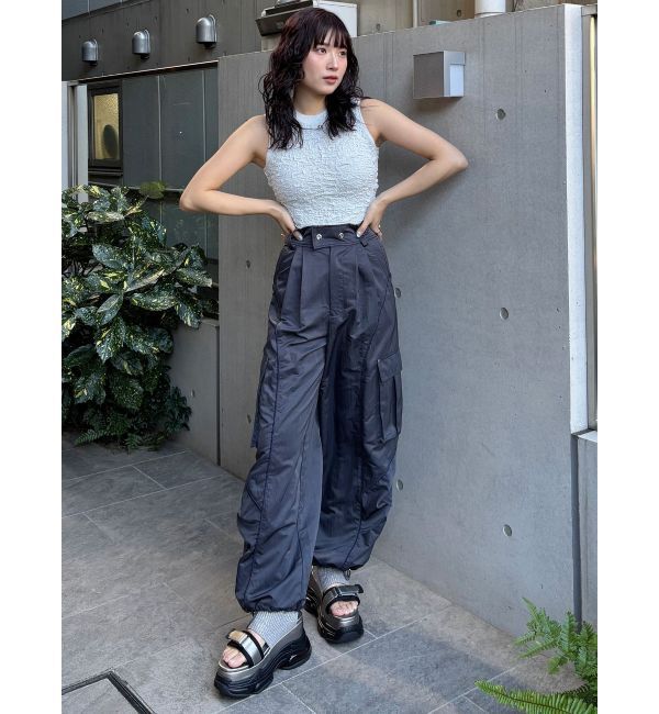 MURUA「ラインカーゴパンツ」|カーゴ|