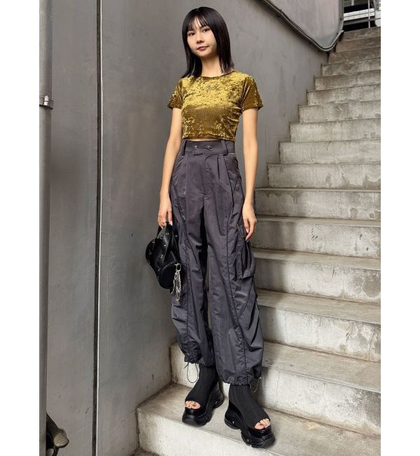 MURUA「ラインカーゴパンツ」|カーゴ|