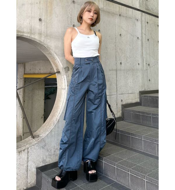 MURUA「ラインカーゴパンツ」|カーゴ|