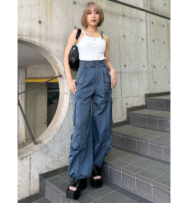 MURUA「ラインカーゴパンツ」|カーゴ|