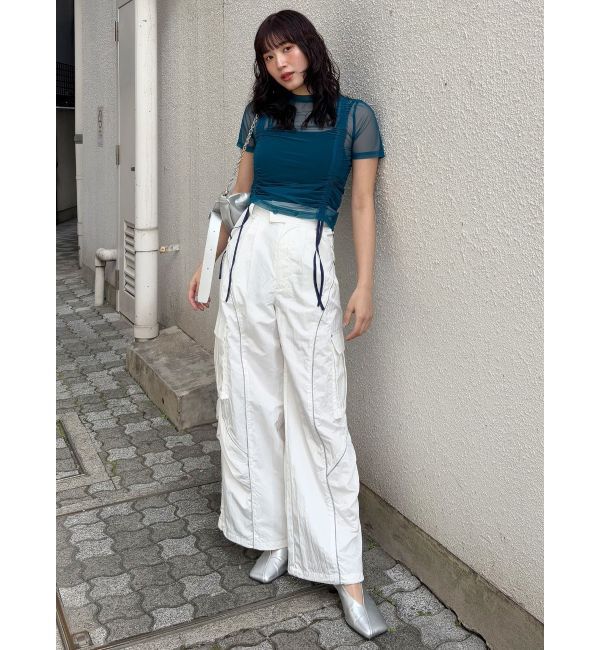 MURUA「ラインカーゴパンツ」|カーゴ|