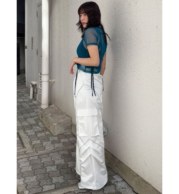 MURUA「ラインカーゴパンツ」|カーゴ|