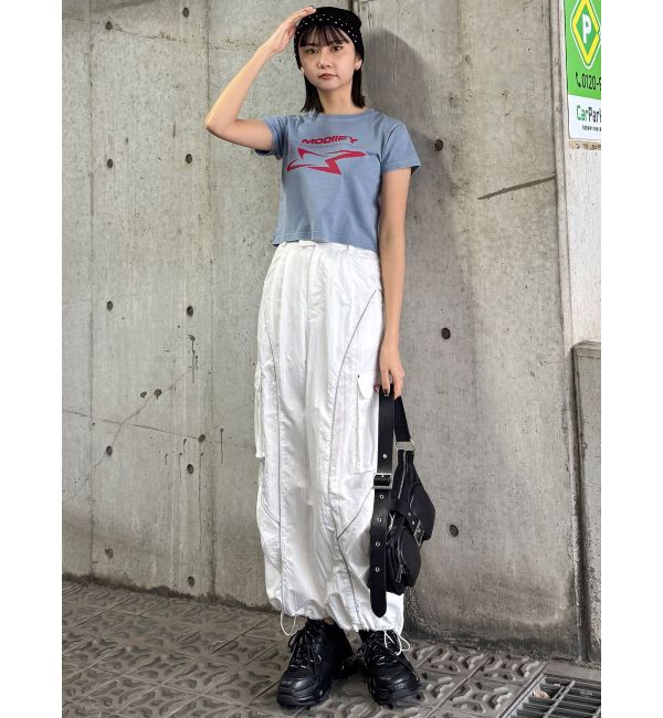 MURUA「ラインカーゴパンツ」|カーゴ|