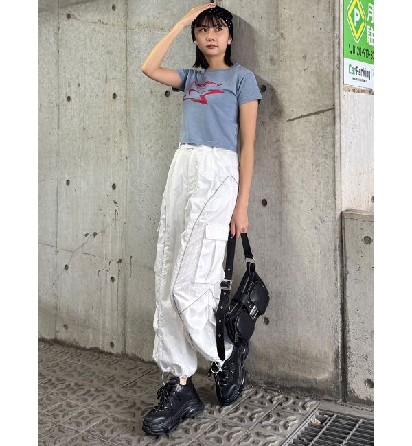 MURUA「ラインカーゴパンツ」|カーゴ|