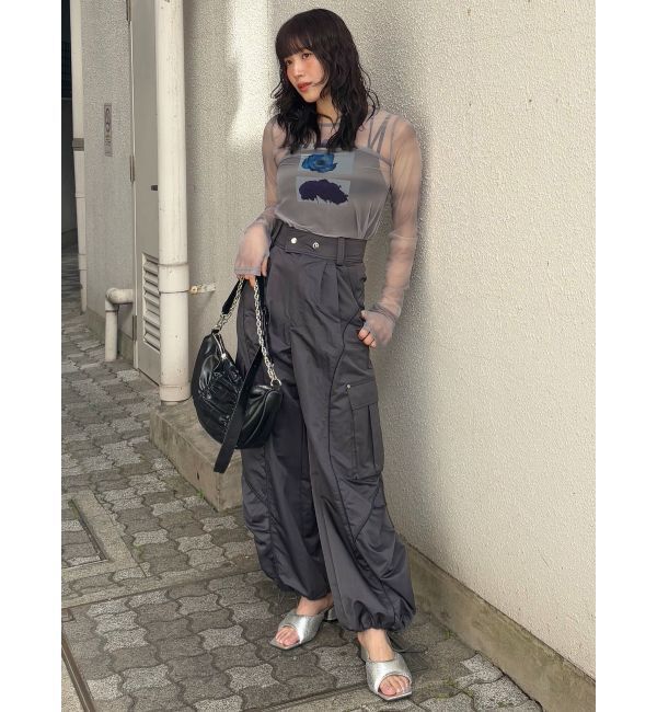 MURUA「ラインカーゴパンツ」|カーゴ|