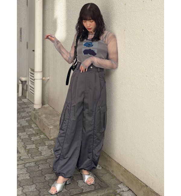 MURUA「ラインカーゴパンツ」|カーゴ|