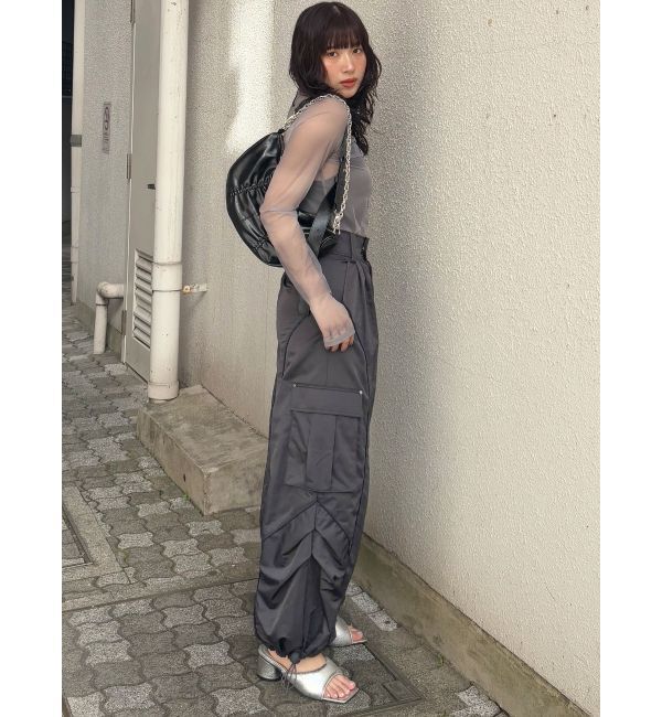 MURUA「ラインカーゴパンツ」|カーゴ|