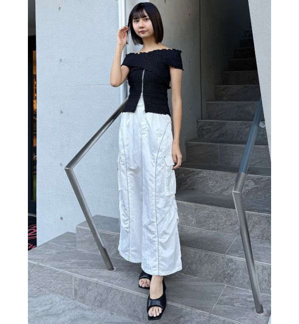 MURUA「ラインカーゴパンツ」|カーゴ|