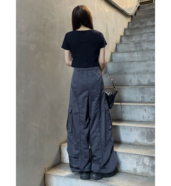 MURUA「ラインカーゴパンツ」|カーゴ|