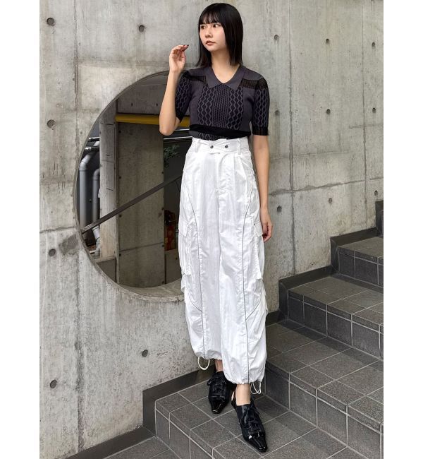 MURUA「ラインカーゴパンツ」|カーゴ|