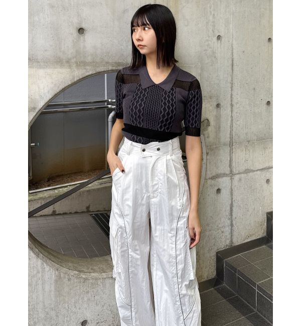 MURUA「ラインカーゴパンツ」|カーゴ|