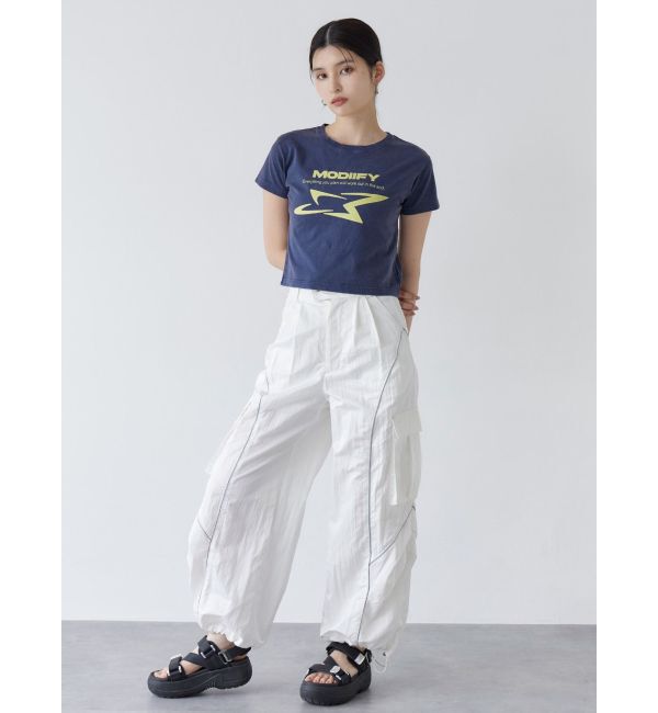 MURUA「ラインカーゴパンツ」|カーゴ|