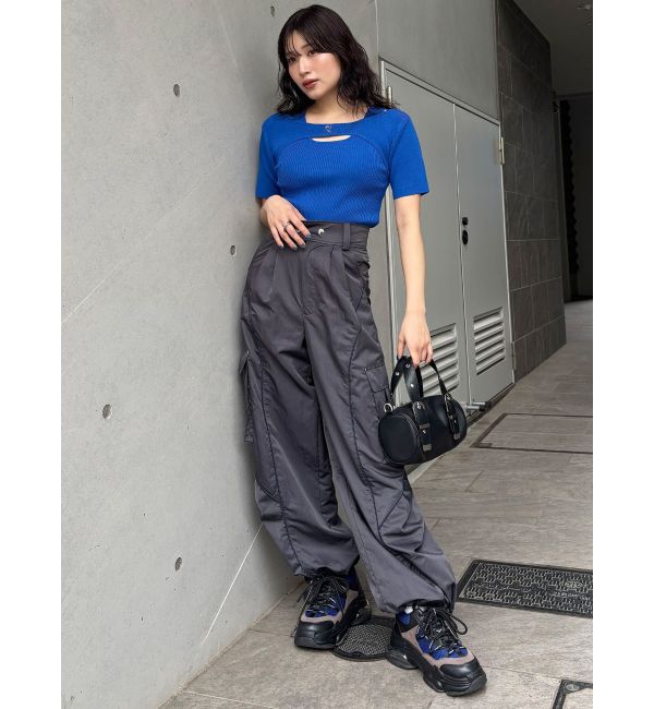 MURUA「ラインカーゴパンツ」|カーゴ|