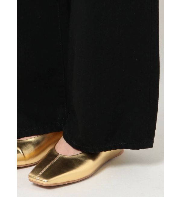 Ungrid「ハイウエストオーガニックコットンルーズデニム」|デニム|