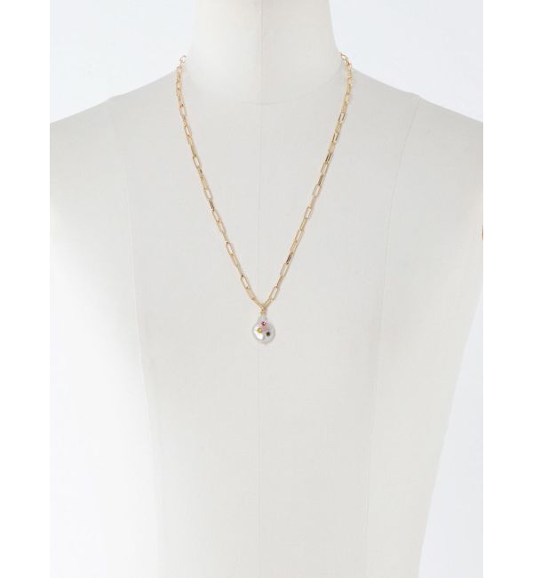 Ungrid「ビジューコンビ淡水パールネックレス」|ネックレス|