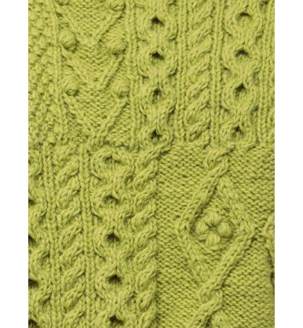 Ungrid「パッチワークケーブルルーズニット」|ニット・セーター|