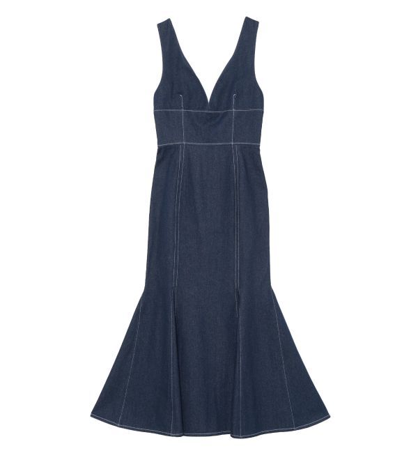 LAGUNAMOON「ビスチェマーメイドデニムワンピース」|ワンピース|