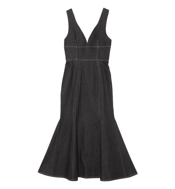 LAGUNAMOON「ビスチェマーメイドデニムワンピース」|ワンピース|