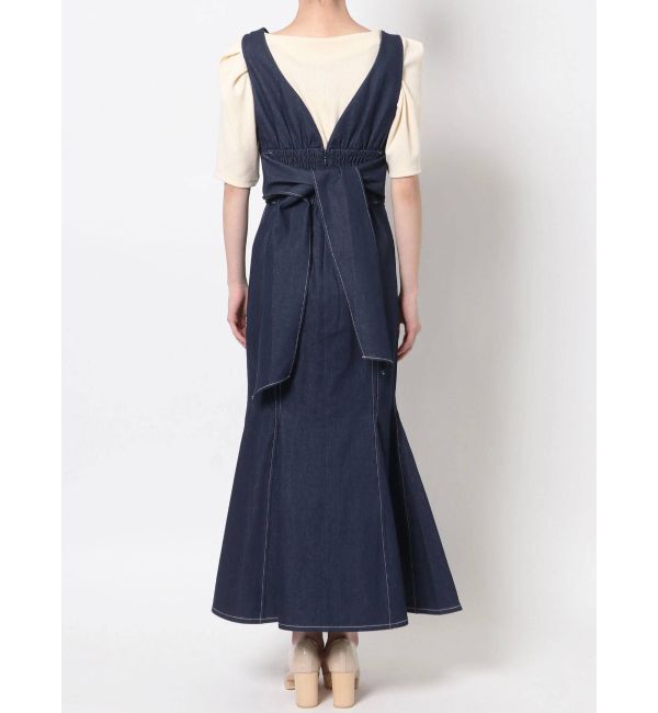 LAGUNAMOON「ビスチェマーメイドデニムワンピース」|ワンピース|