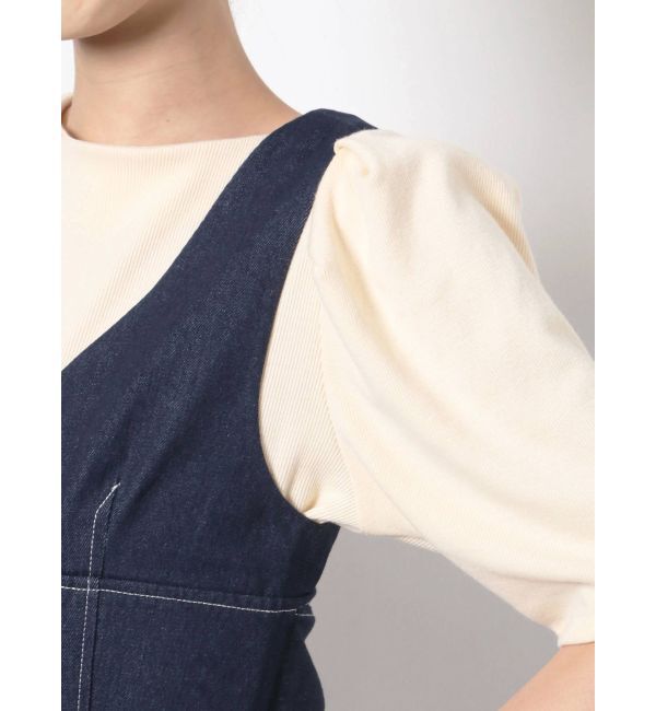 LAGUNAMOON「ビスチェマーメイドデニムワンピース」|ワンピース|