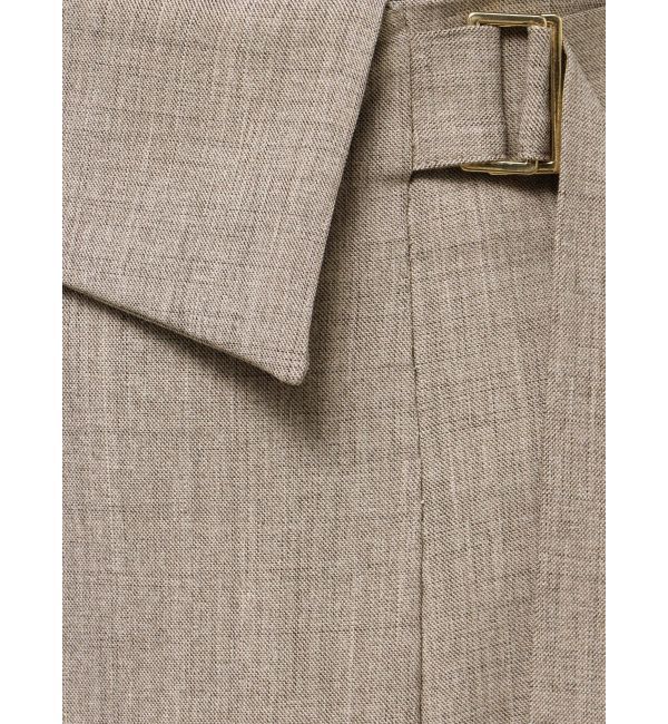 LAGUNAMOON「アシンメトリーウエストラペルスカート」|スカート|