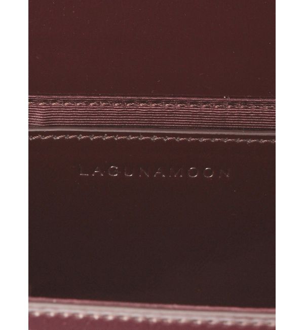 LAGUNAMOON「エナメルスクエアミニバッグ」|ハンドバッグ|