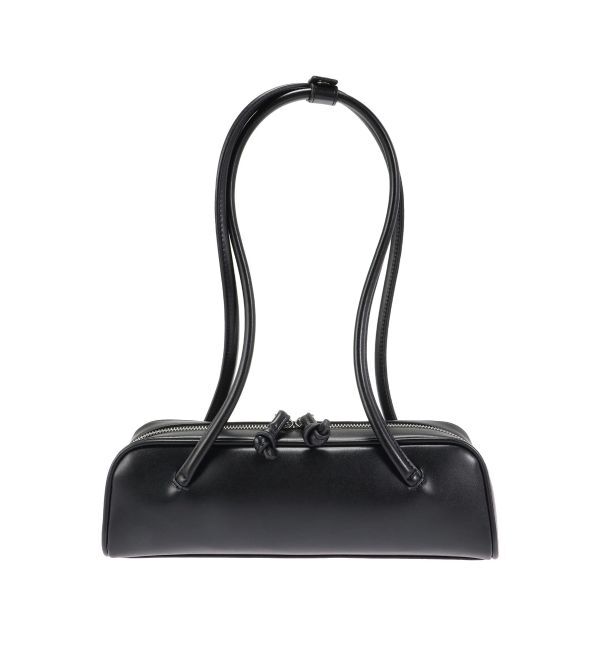 LAGUNAMOON「スムースタッチミニボストン」|ボストンバッグ|ブラック