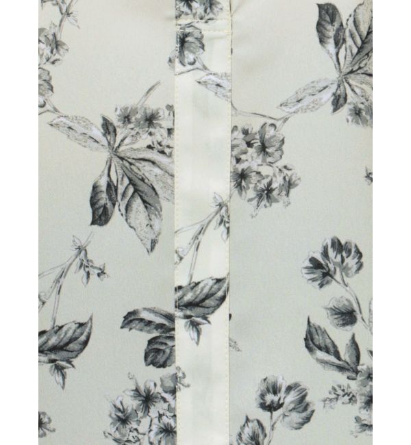 LAGUNAMOON「タックスリーブフラワープリントブラウス」|シャツ・ブラウス|