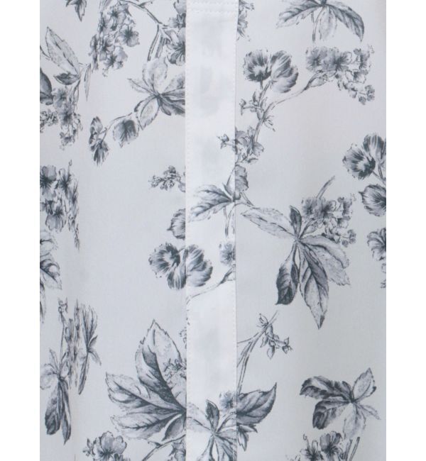 LAGUNAMOON「タックスリーブフラワープリントブラウス」|シャツ・ブラウス|