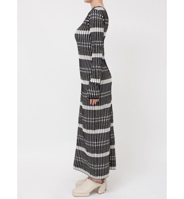 LAGUNAMOON「2WAYチェックニットワンピース」|ワンピース|