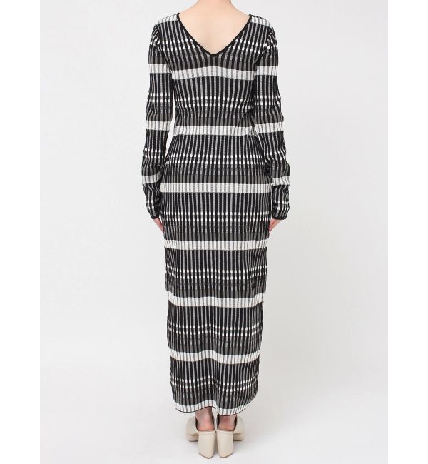 LAGUNAMOON「2WAYチェックニットワンピース」|ワンピース|