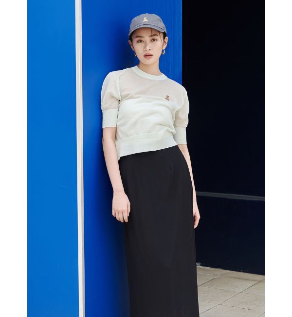 LAGUNAMOON「【POLO BCSコラボ】シアーベアニットプルオーバー」|ニット・セーター|