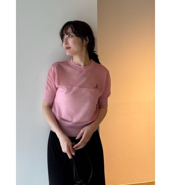 LAGUNAMOON「【POLO BCSコラボ】シアーベアニットプルオーバー」|ニット・セーター|