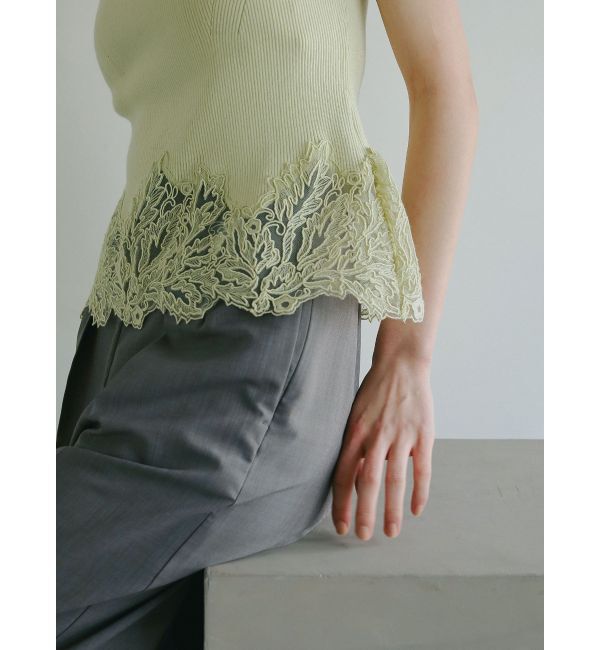 LAGUNAMOON「ヘムレースニットプルオーバー」|ニット・セーター|