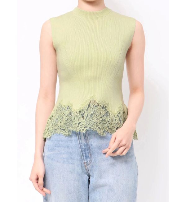 LAGUNAMOON「ヘムレースニットプルオーバー」|ニット・セーター|