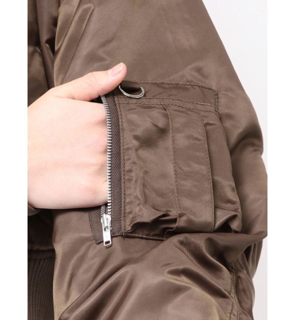 LAGUNAMOON「ショートMA-1」|ブルゾン・スタジャン|