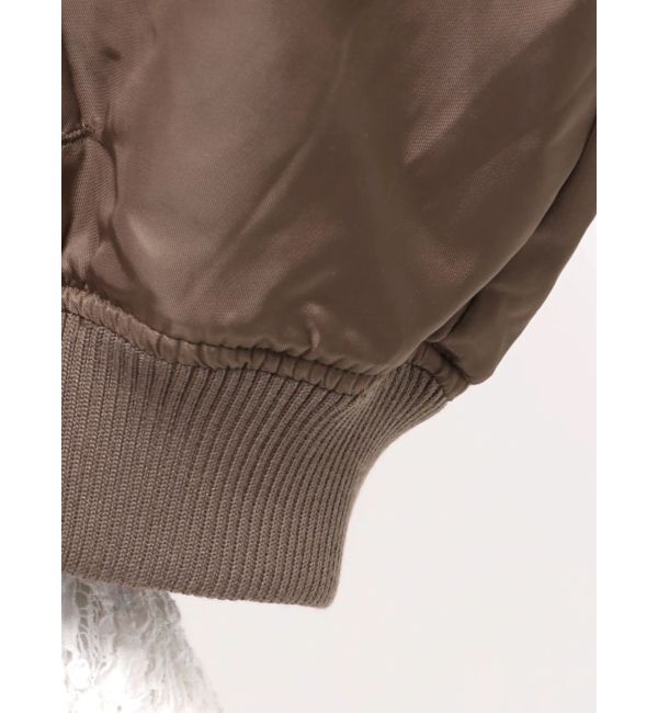 LAGUNAMOON「ショートMA-1」|ブルゾン・スタジャン|