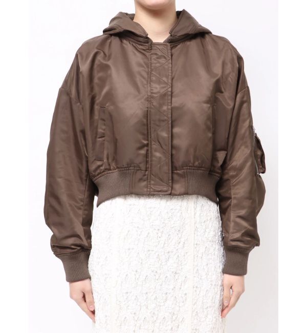 LAGUNAMOON「ショートMA-1」|ブルゾン・スタジャン|