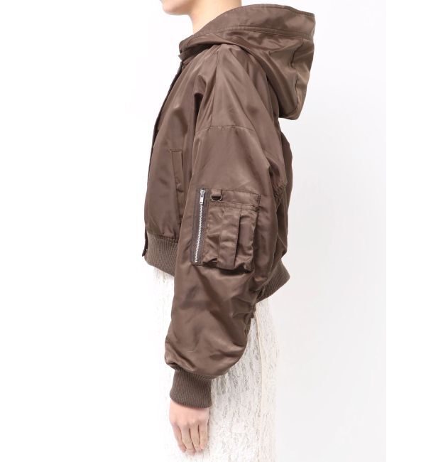 LAGUNAMOON「ショートMA-1」|ブルゾン・スタジャン|