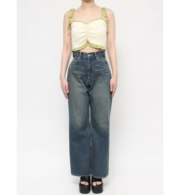 EVRIS「ドロストフリルニットキャミソール」|ニット・セーター|