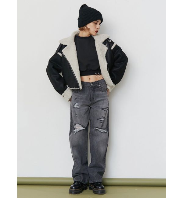 EVRIS「ダメージニット帽」|ニット帽|